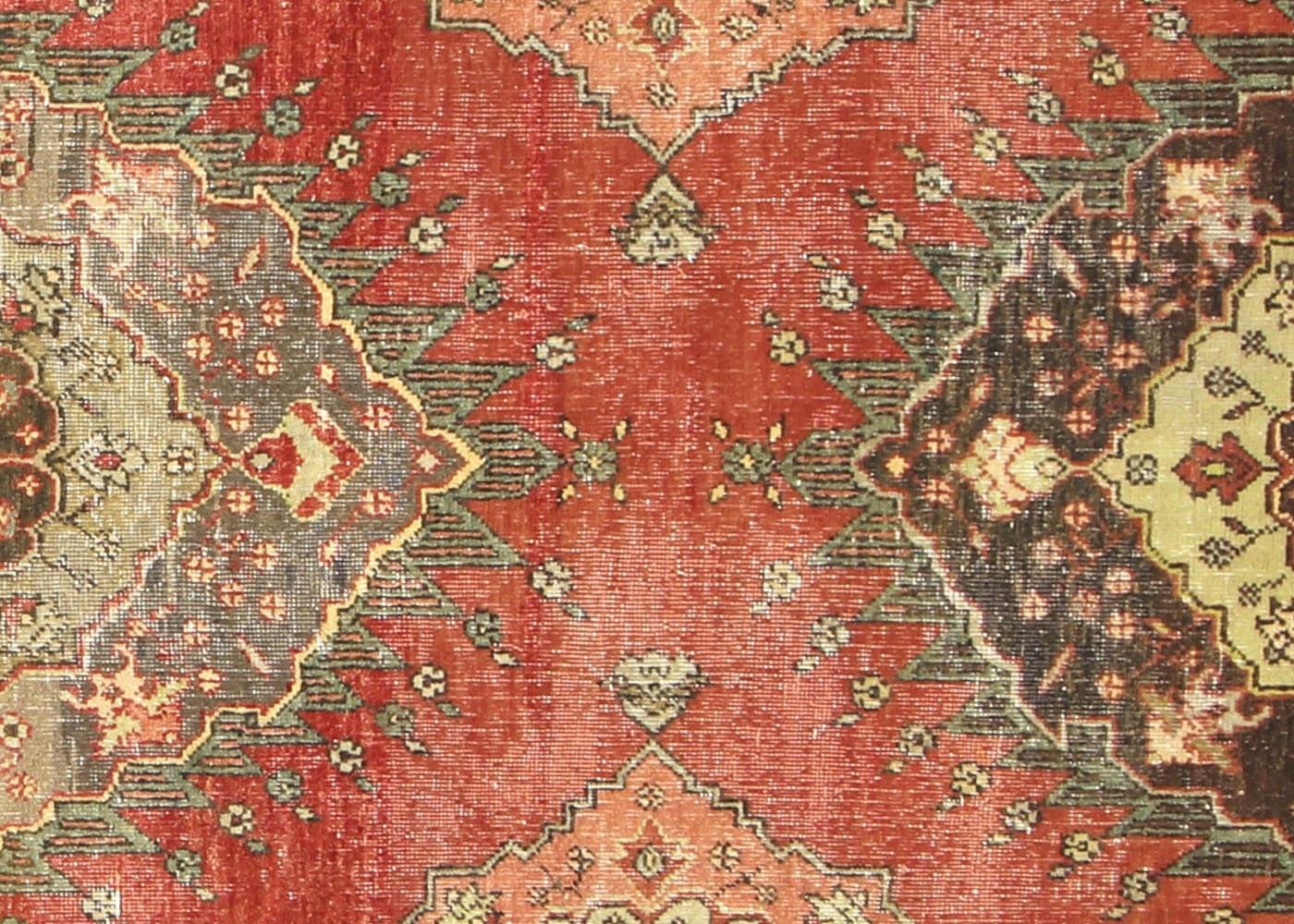 Vintage Turkish Oushak Runner - 3'7" x 13'