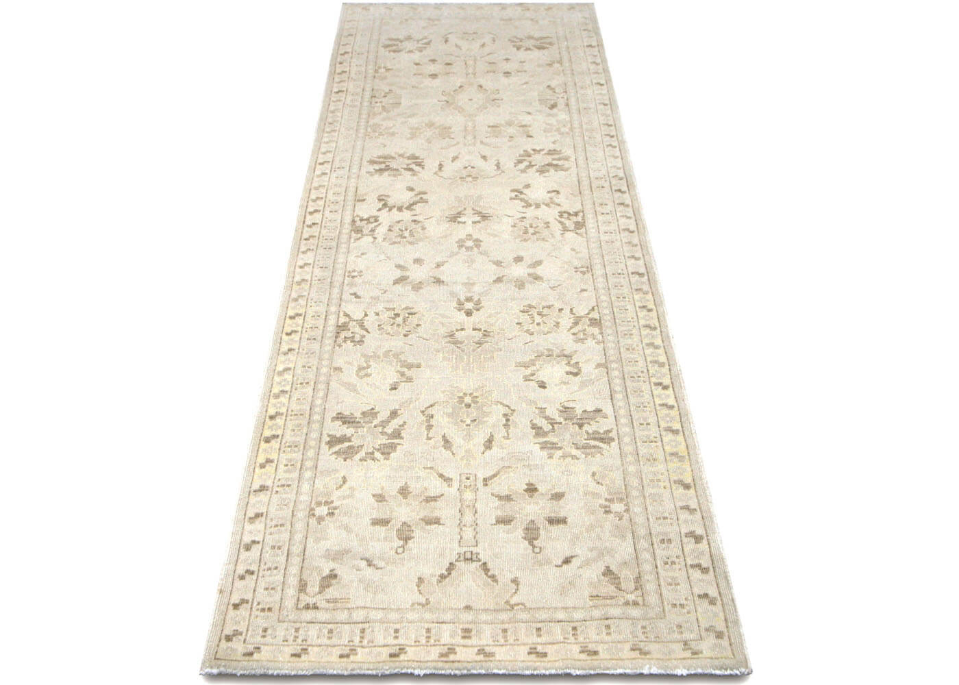 Vintage Egyptian Tabriz Runner - 3'3" x 9'8"