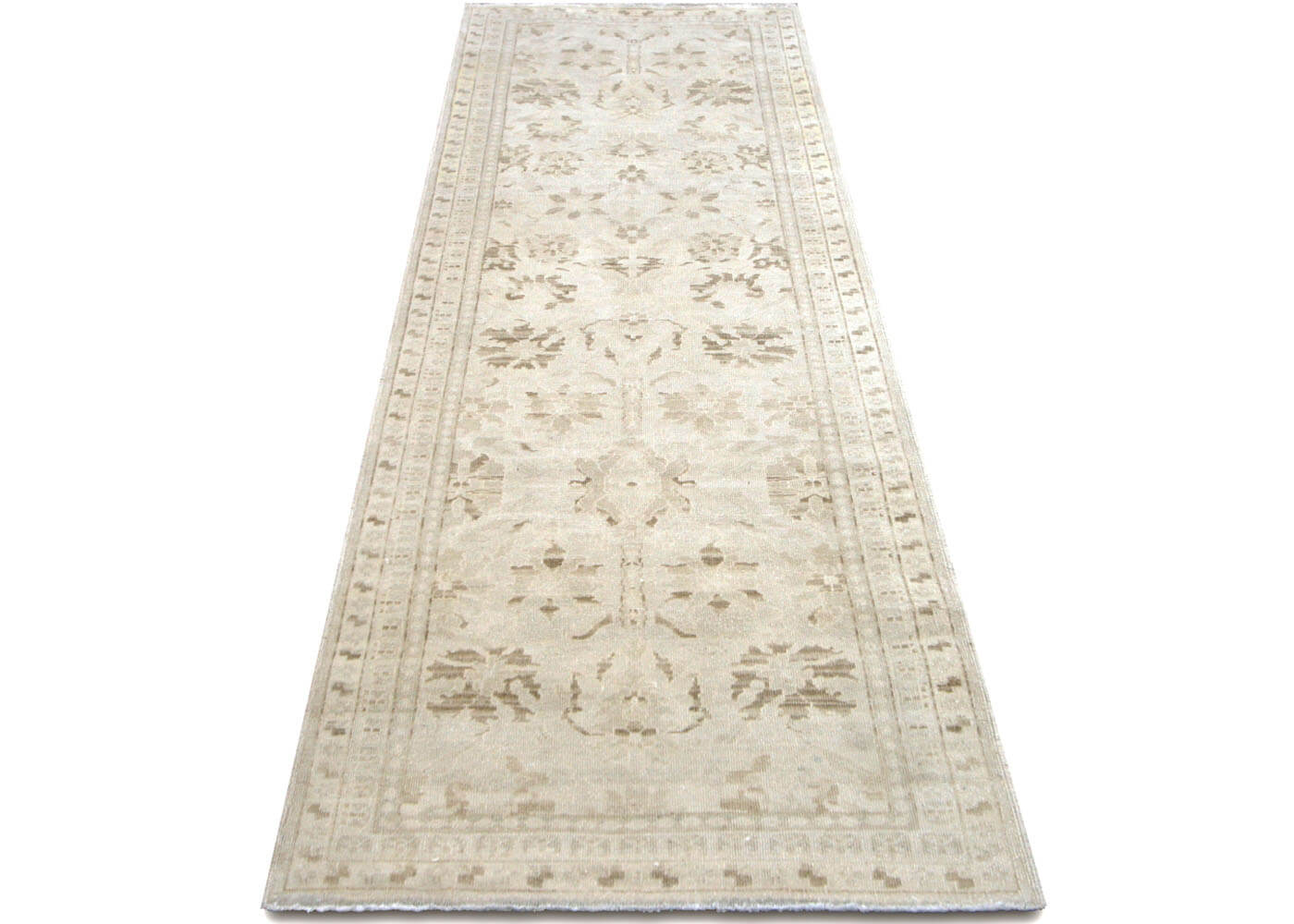 Vintage Egyptian Tabriz Runner - 3'3" x 9'8"