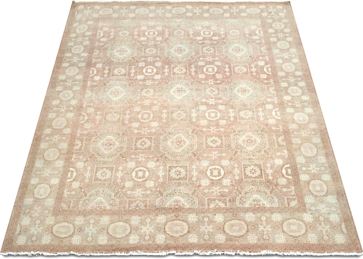 Vintage Uzbek Khotan Rug - 8'2" x 10'3"