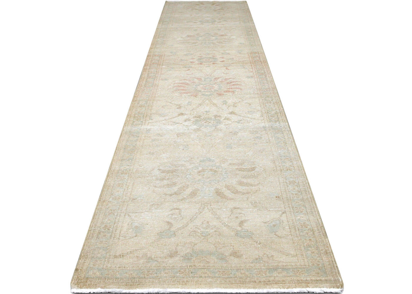 Vintage Egyptian Tabriz Runner - 2'5" x 13'9"