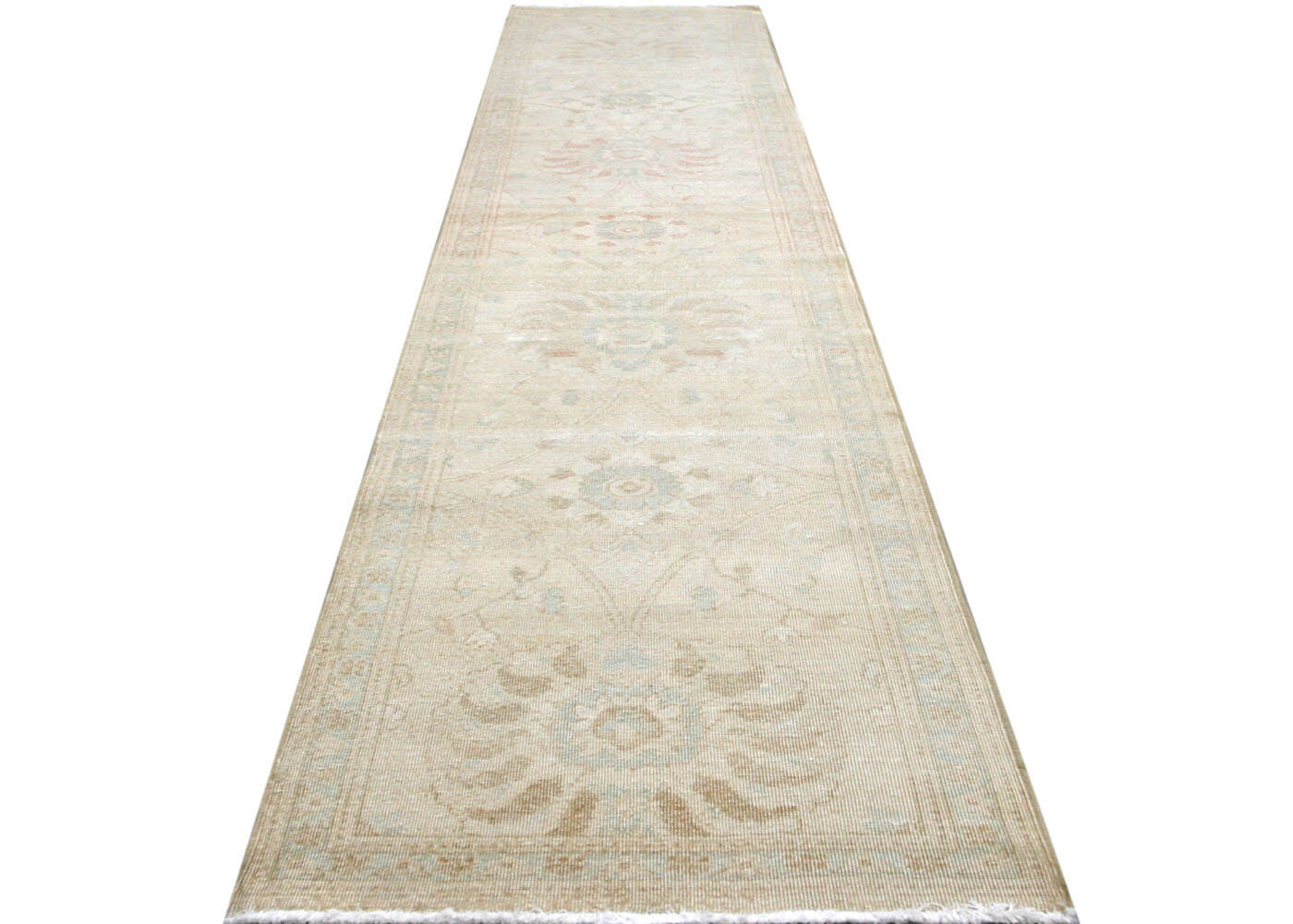 Vintage Egyptian Tabriz Runner - 2'5" x 13'9"