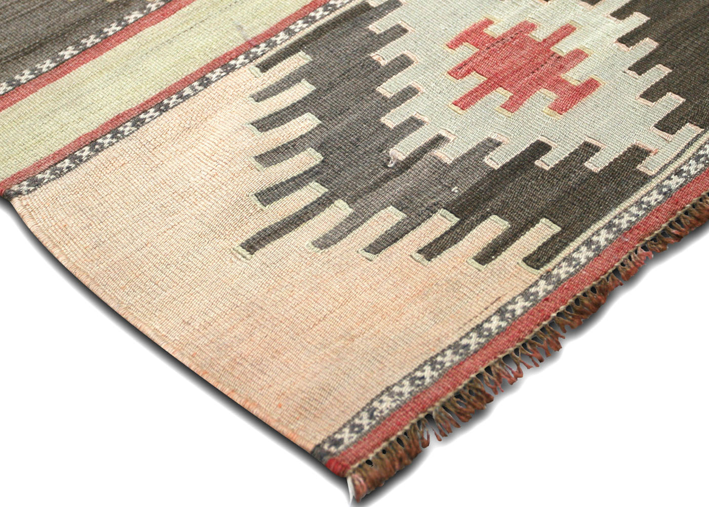 Vintage Turkish Kilim - 5'2" x 6'8"