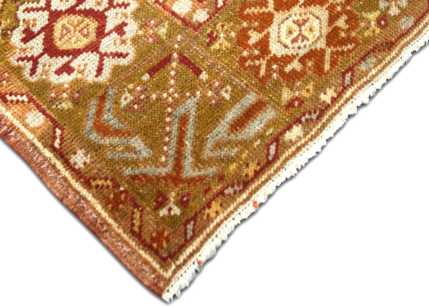 Vintage Turkish Oushak Rug - 3'8" x 6'2"