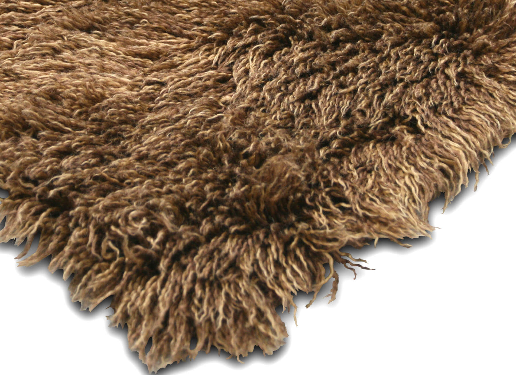 Vintage Turkish Shag Rug - 6'4" x 8'
