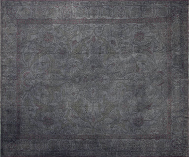 Vintage Afghan Soumak OverDyed Carpet - 12'2" x 14'5"