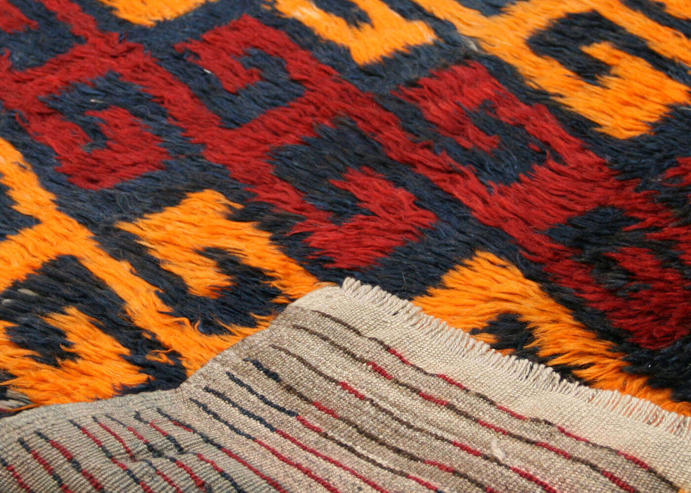 Vintage Turkish Tulu Rug - 4' x 6'6"