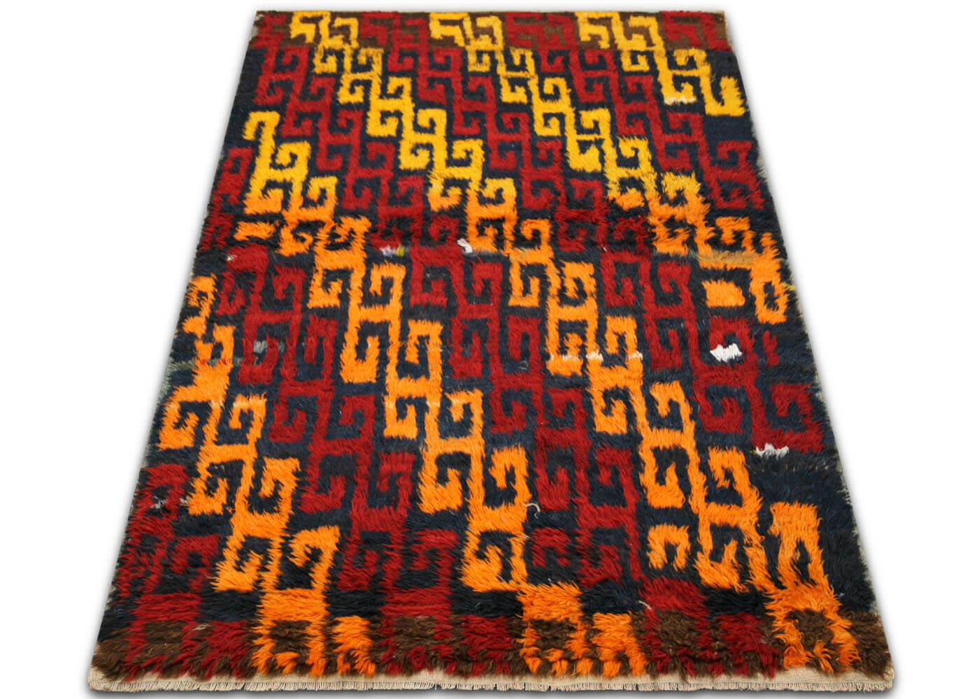 Vintage Turkish Tulu Rug - 4' x 6'6"