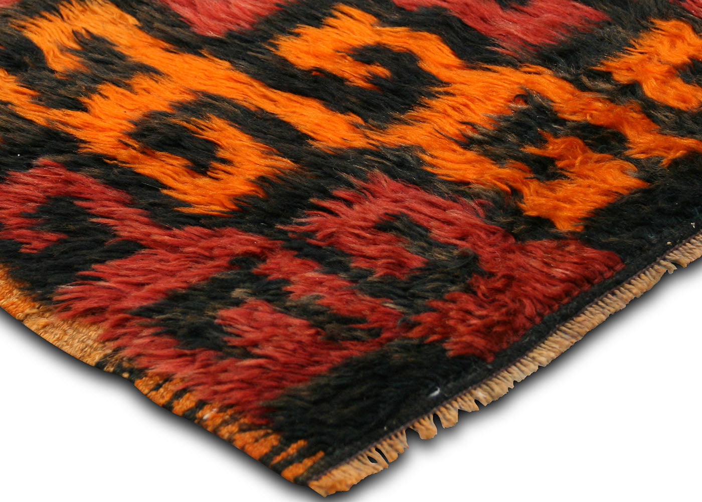 Vintage Turkish Tulu Rug - 3'4" x 4'1"
