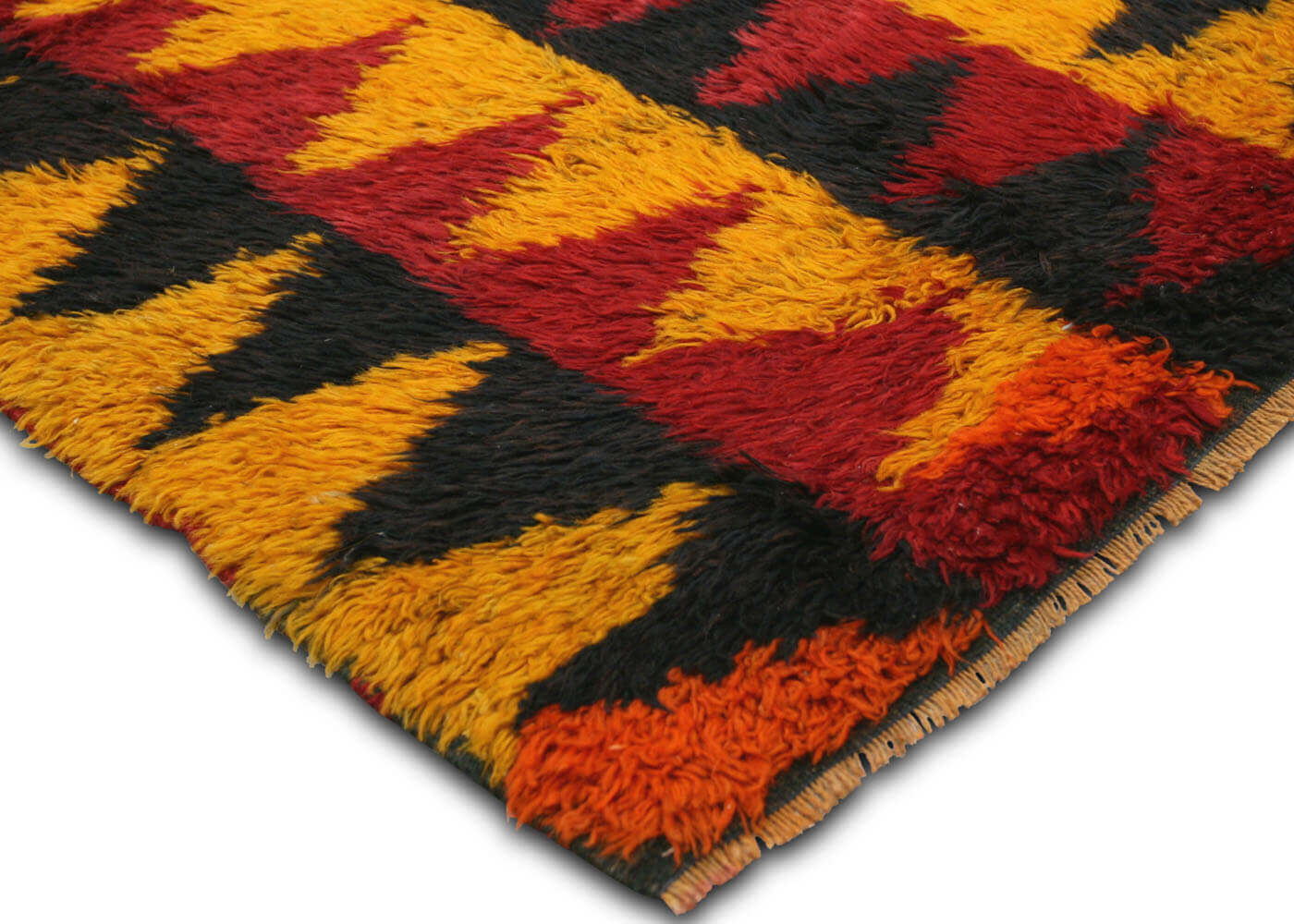 Vintage Turkish Tulu Rug - 4'6" x 4'8"