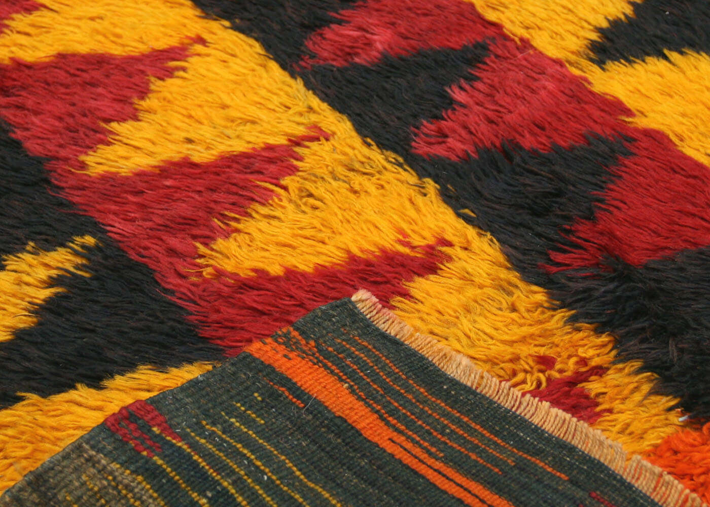 Vintage Turkish Tulu Rug - 4'6" x 4'8"