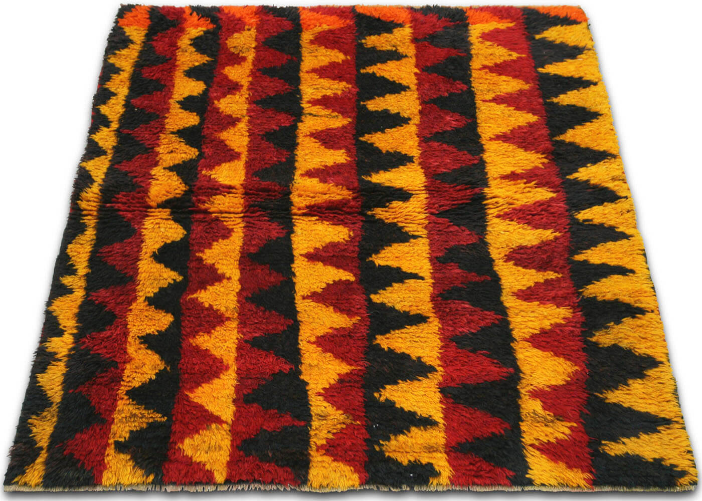 Vintage Turkish Tulu Rug - 4'6" x 4'8"
