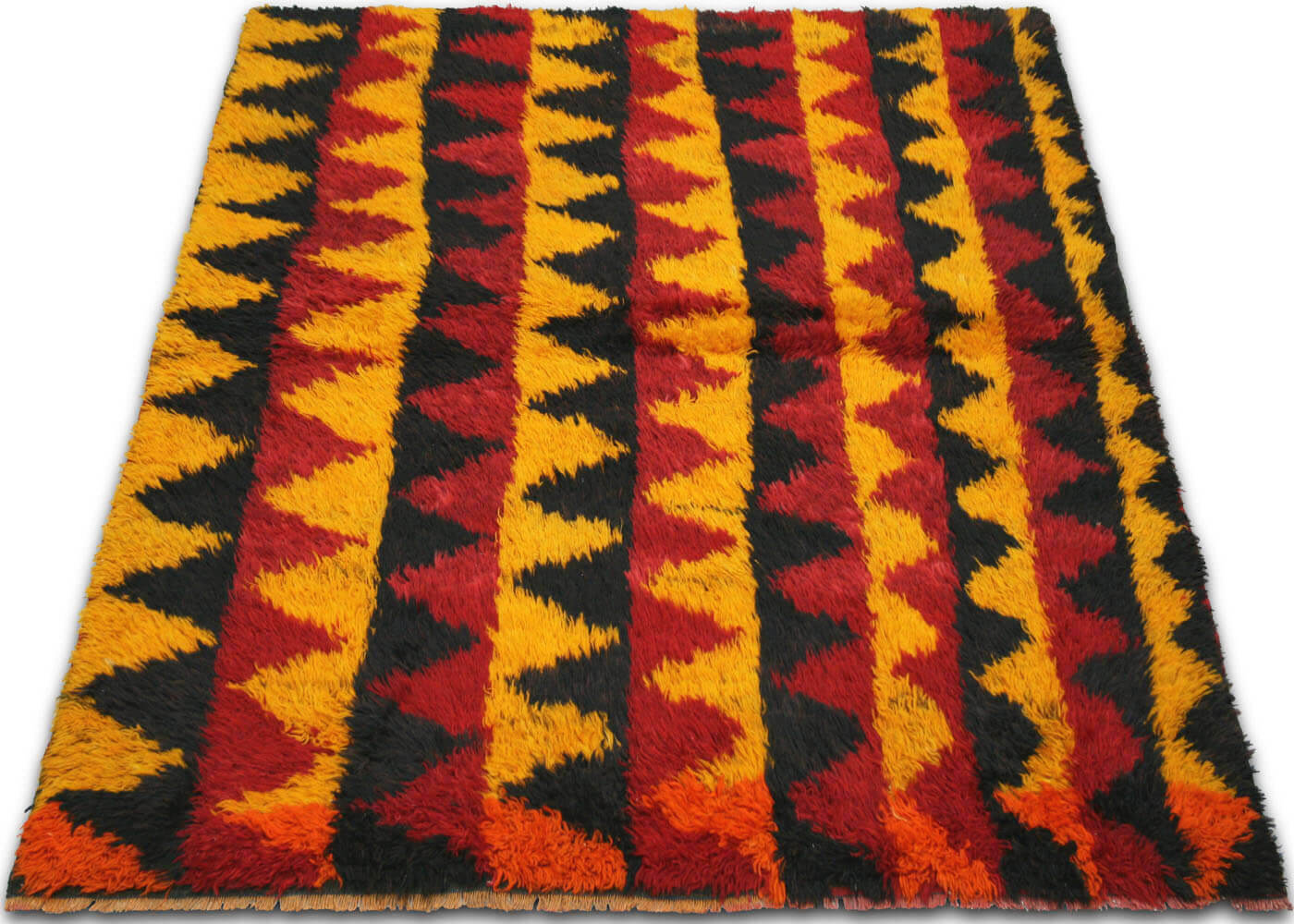 Vintage Turkish Tulu Rug - 4'6" x 4'8"