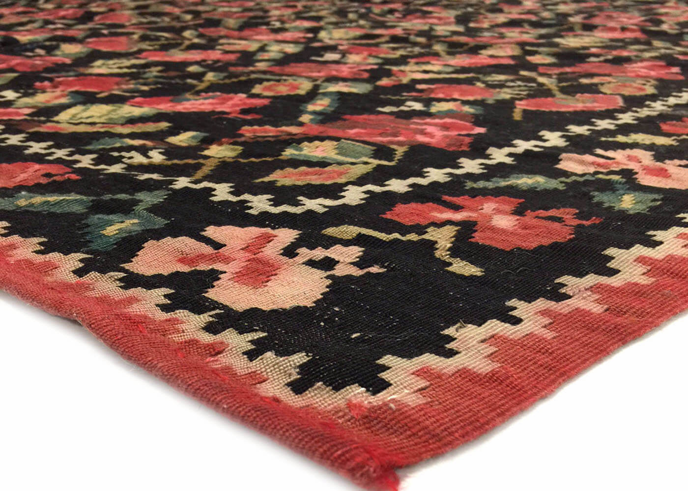 Semi Antique Caucasian Kilim - 5'8" x 8'