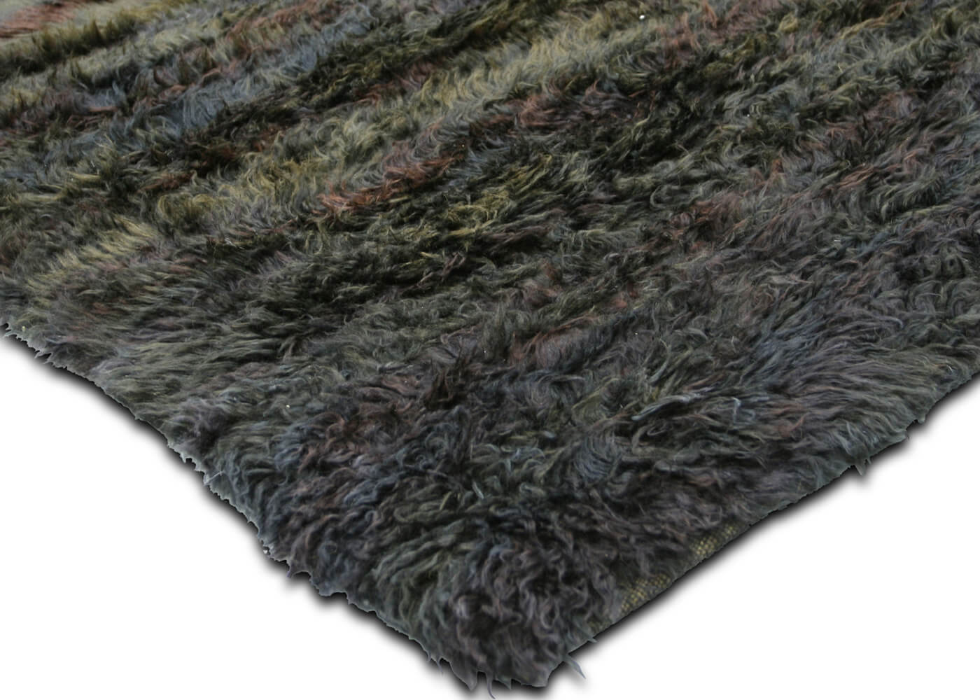 Vintage Turkish Shag Rug - 5'5" x 8'