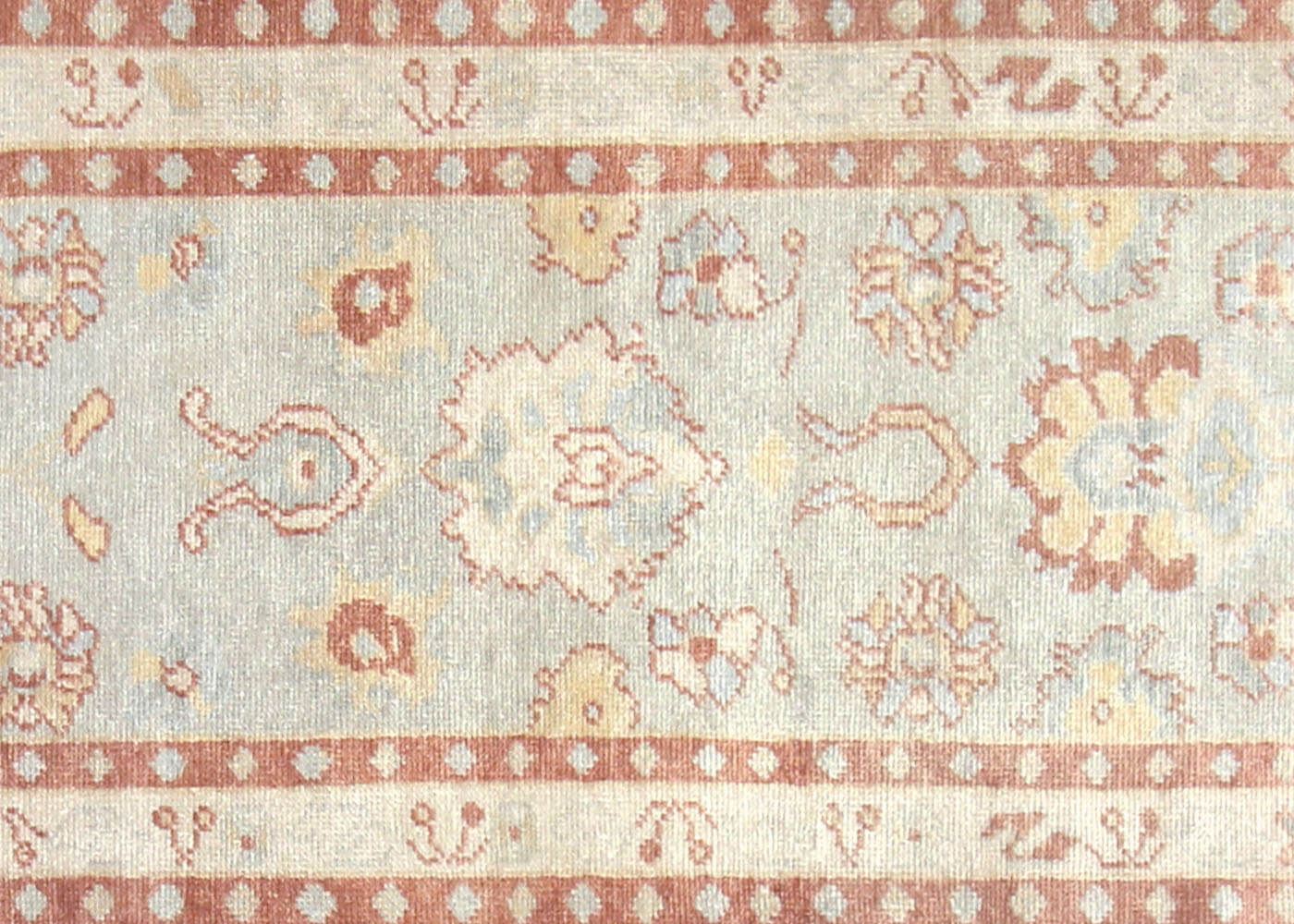 Vintage Turkish Oushak Runner - 2'11" x 13'11"