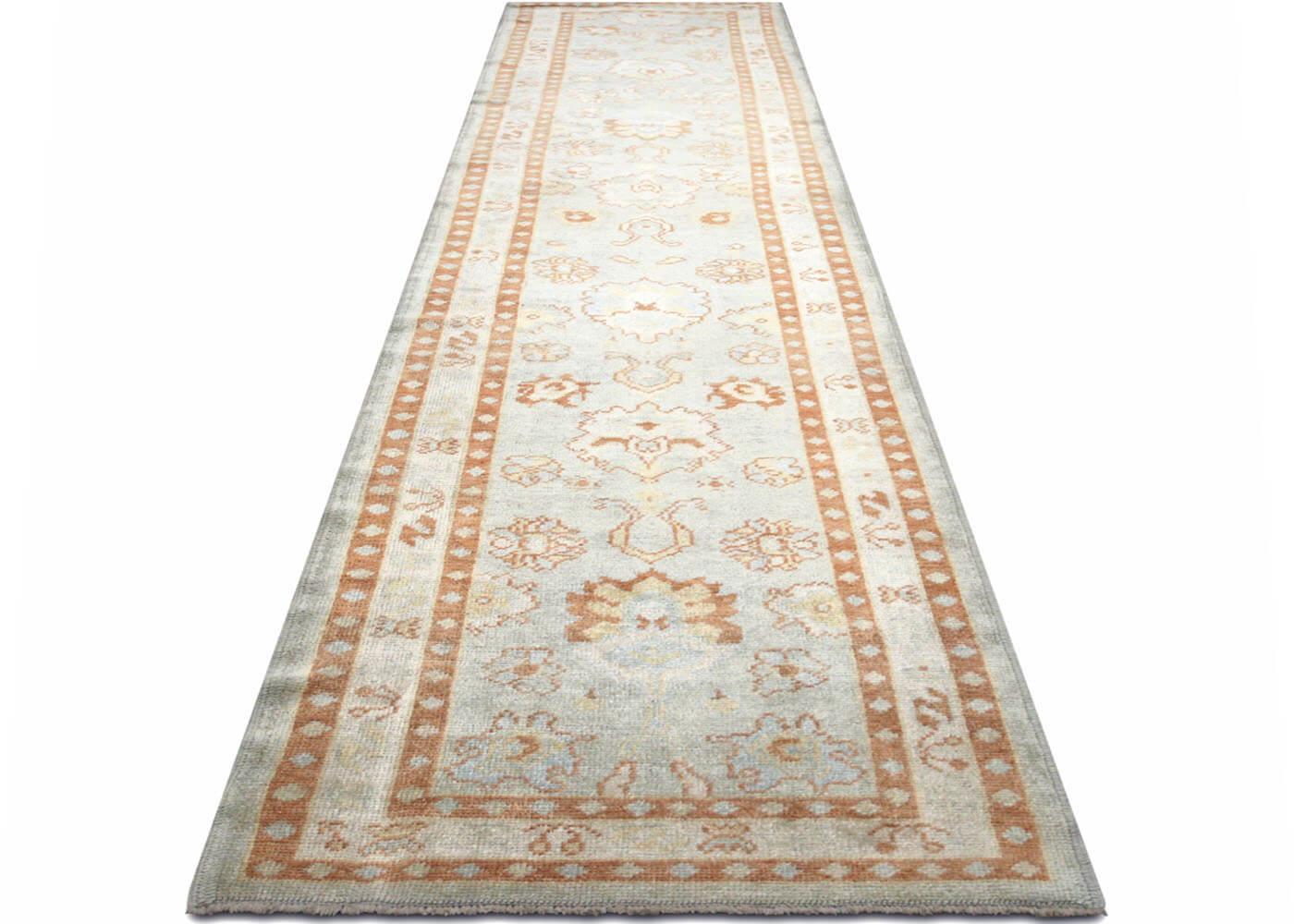 Vintage Turkish Oushak Runner - 2'11" x 13'11"