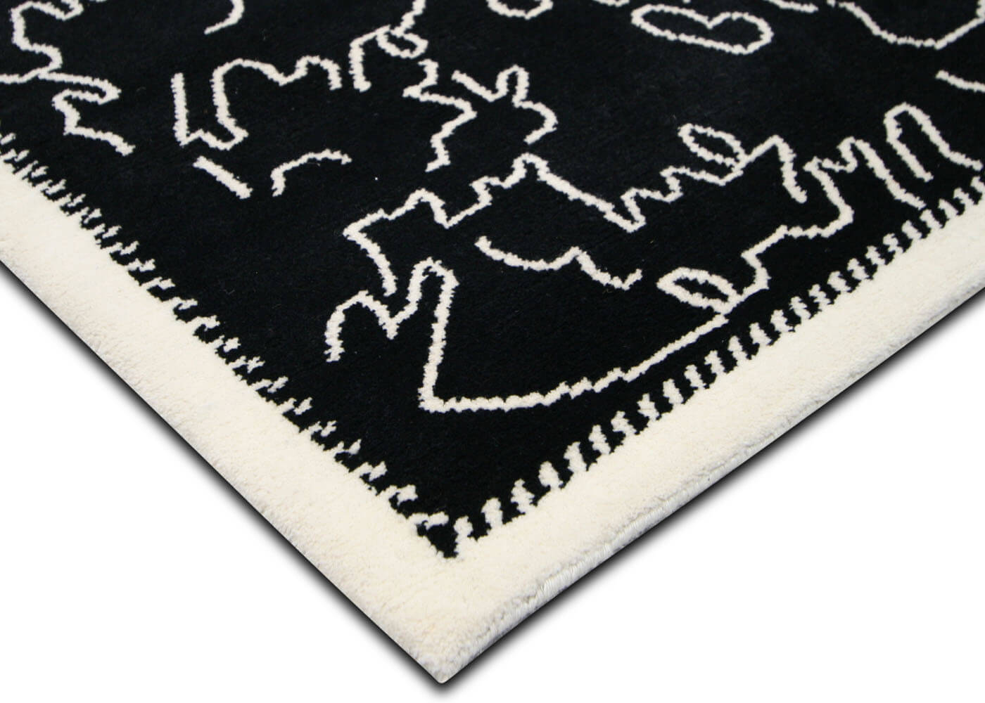 Vintage Tibetan Berber Rug - 4'3" x 6'1"
