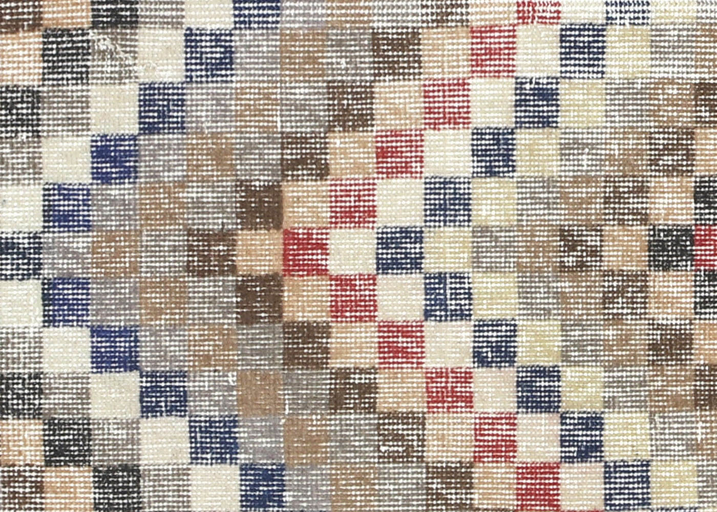 Vintage Turkish Mid-Century-Modern Rug - 4' x 7'5"