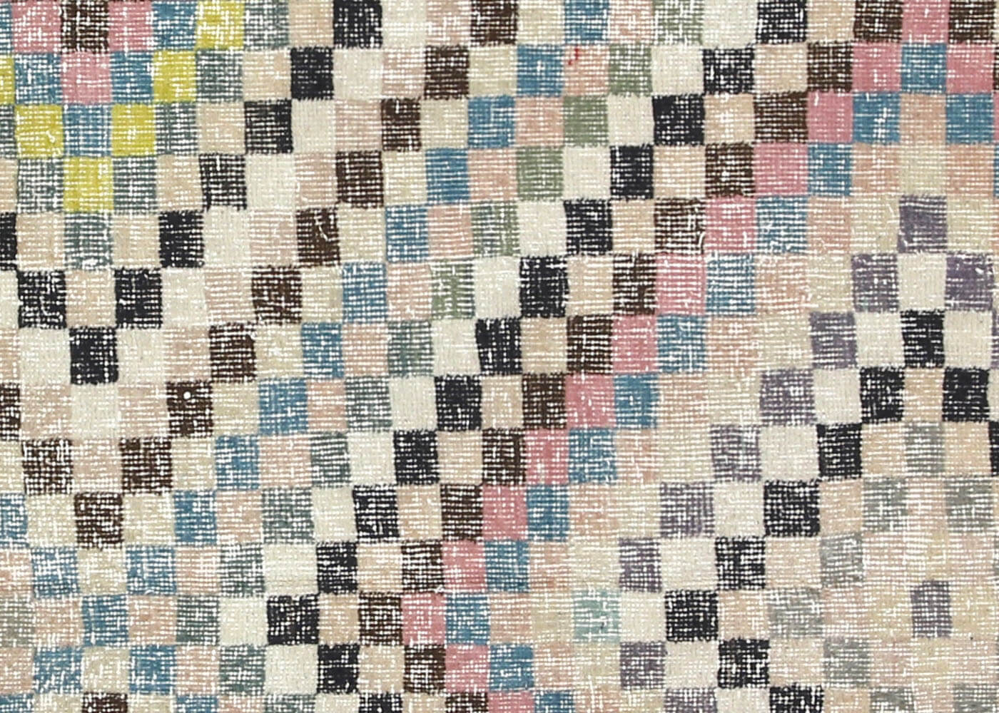 Vintage Turkish Mid-Century-Modern Rug - 5'3" x 9'5"