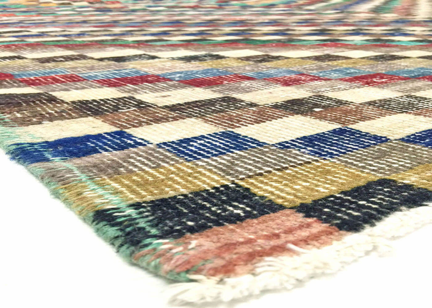 Vintage Turkish Mid-Century-Modern Rug - 5'10" x 9'6"