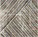 Vintage Turkish Mid-Century Modern Rug - 6' x 6'2"