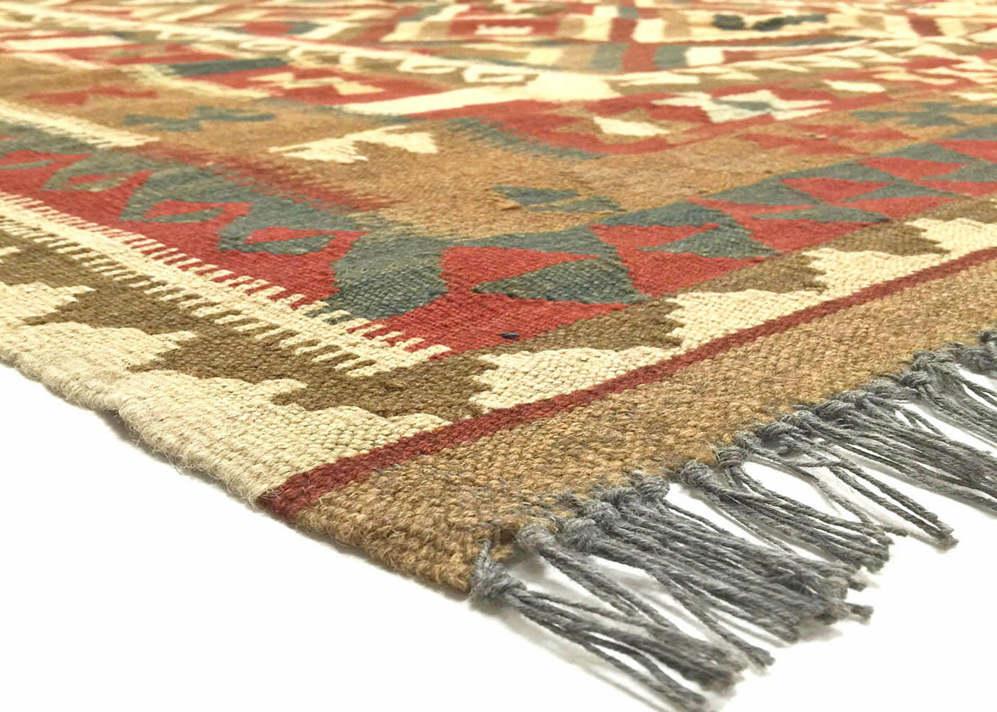 Vintage Afghan Maimana Kilim - 6'3" x 9'9"