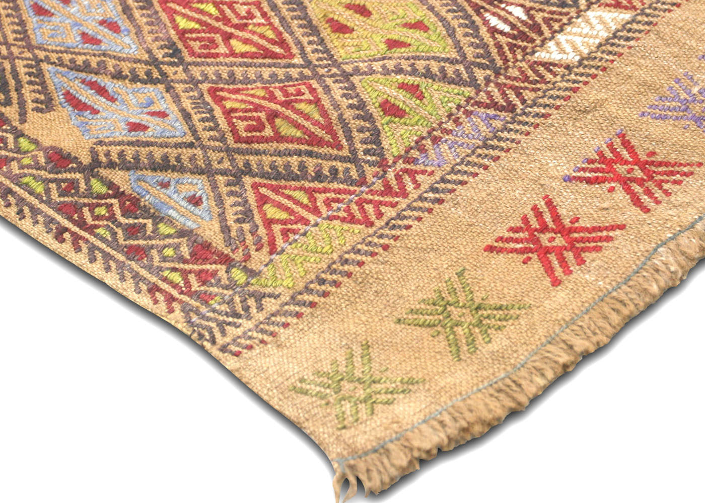 Vintage Turkish Kilim - 4'2" x 5'6"