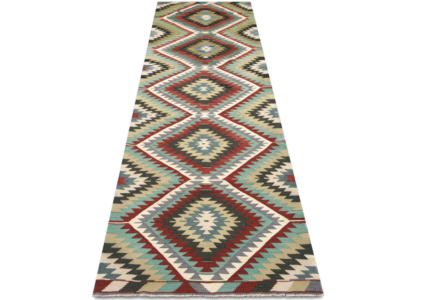 Vintage Turkish Kilim Runner - 2'11" x 10'10"