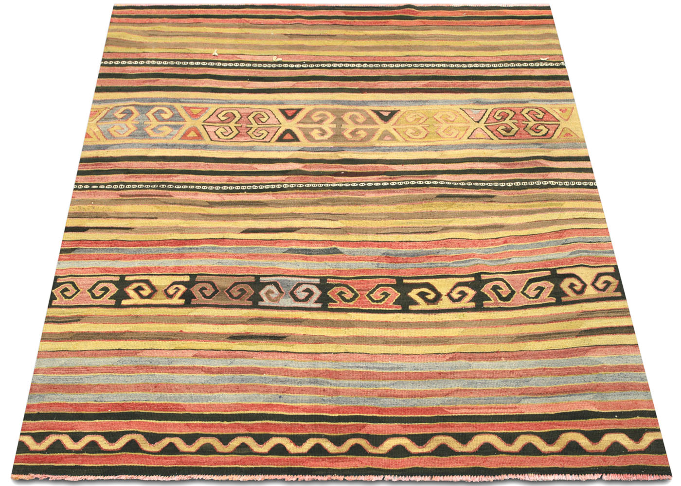 Vintage Turkish Kilim - 4'9" x 5'11"