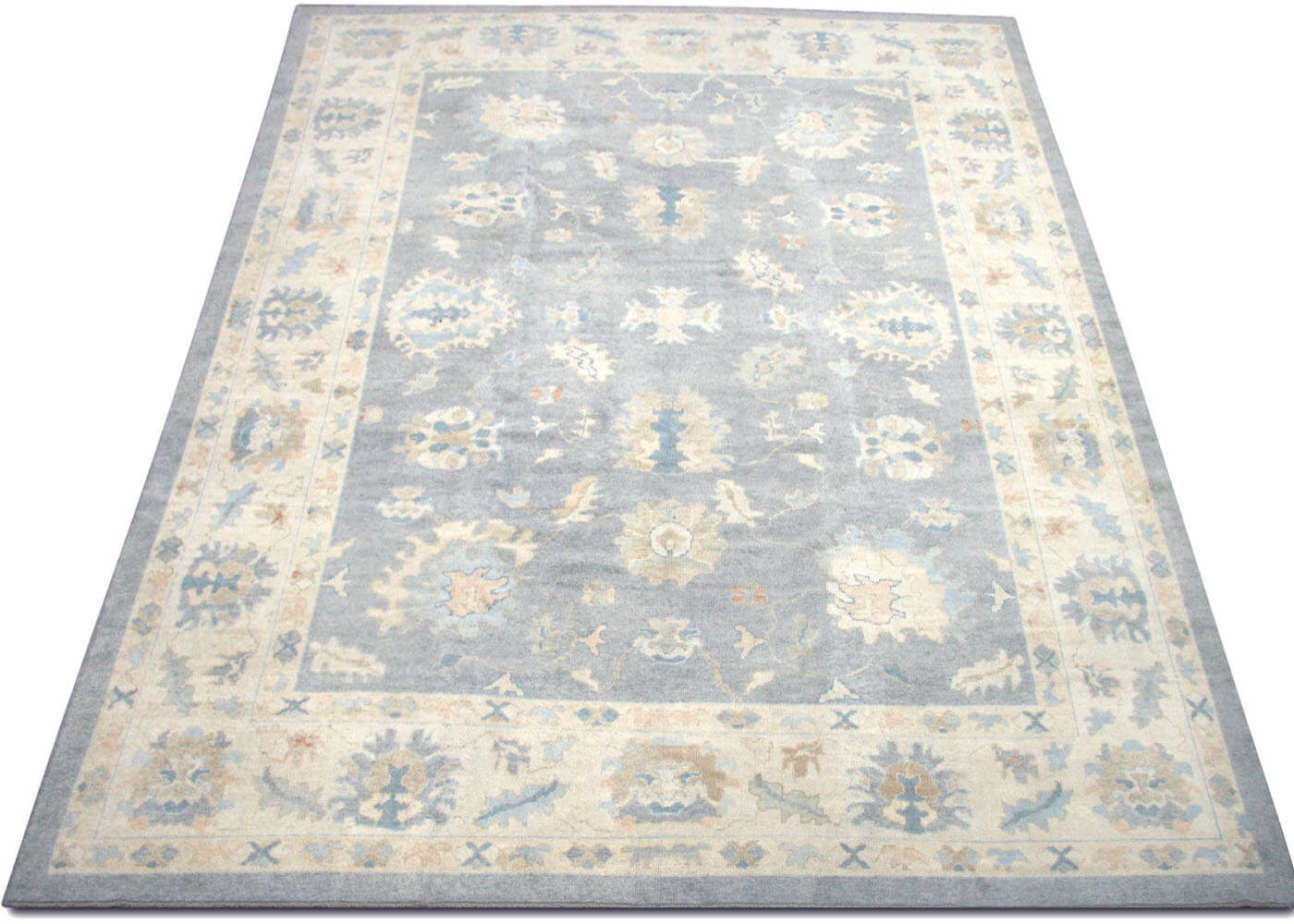 Vintage Turkish Oushak Rug - 12' x 16'