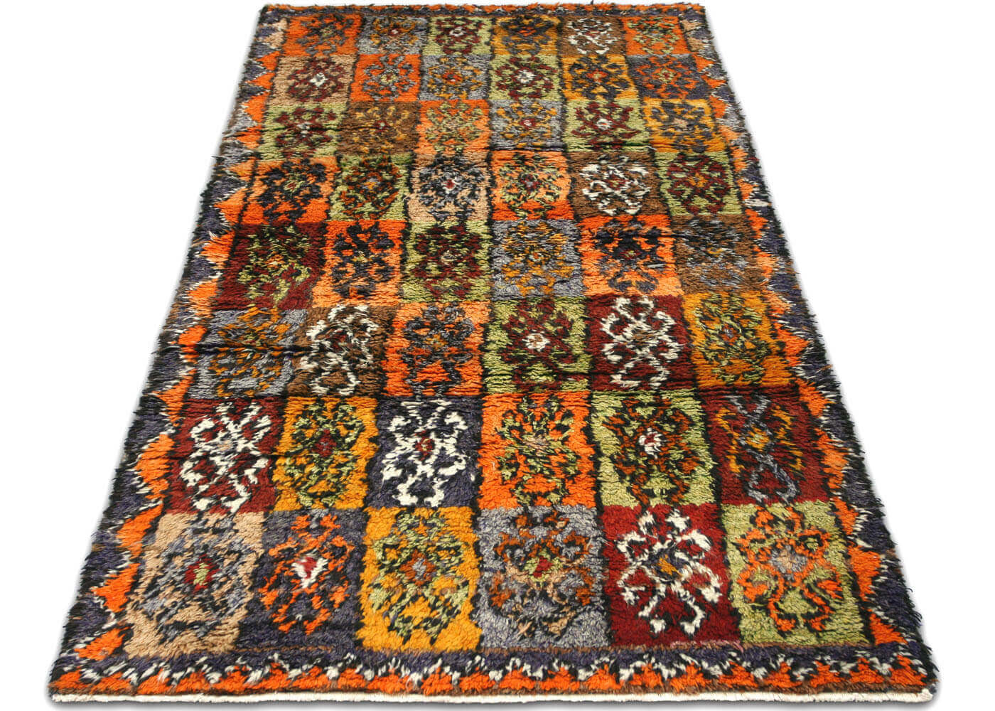 Vintage Turkish Tulu Rug - 4' x 7'9"