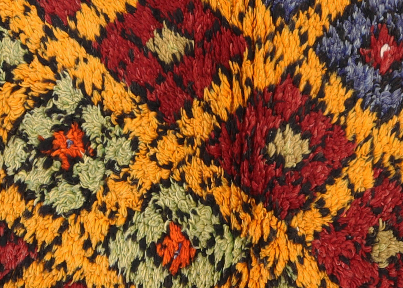 Vintage Turkish Tulu Rug - 2'7" x 4'1"