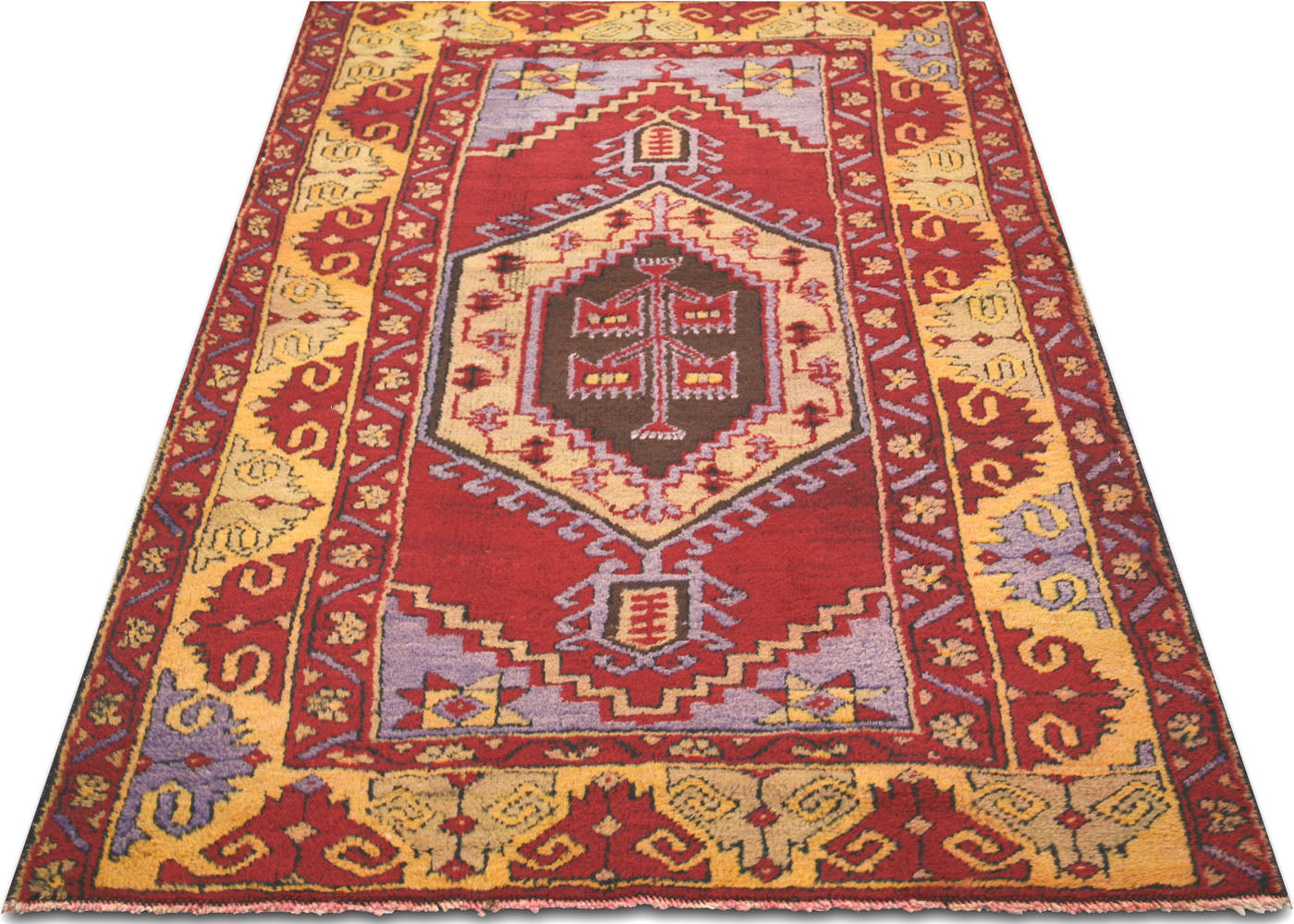 Vintage Turkish Oushak Rug - 3'2" x 5'4"