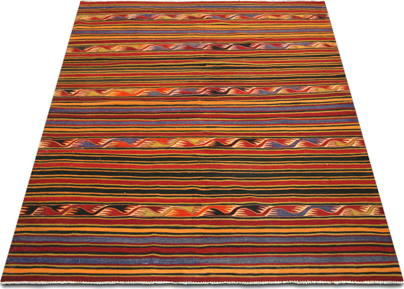 Vintage Turkish Kilim - 5' x 7'1"