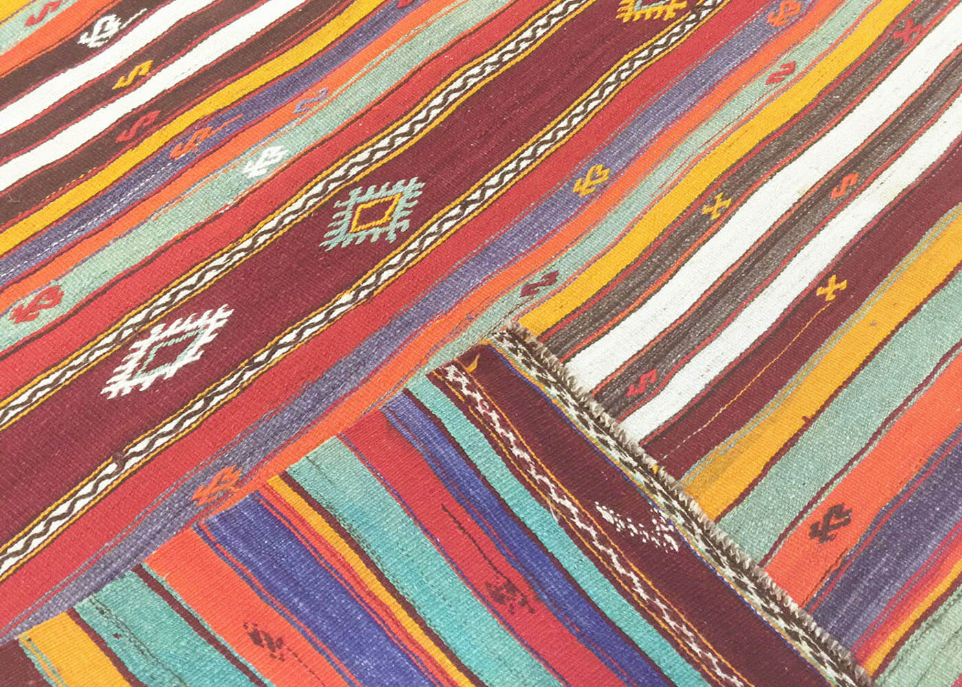 Vintage Turkish Kilim - 5'5" x 6'10"