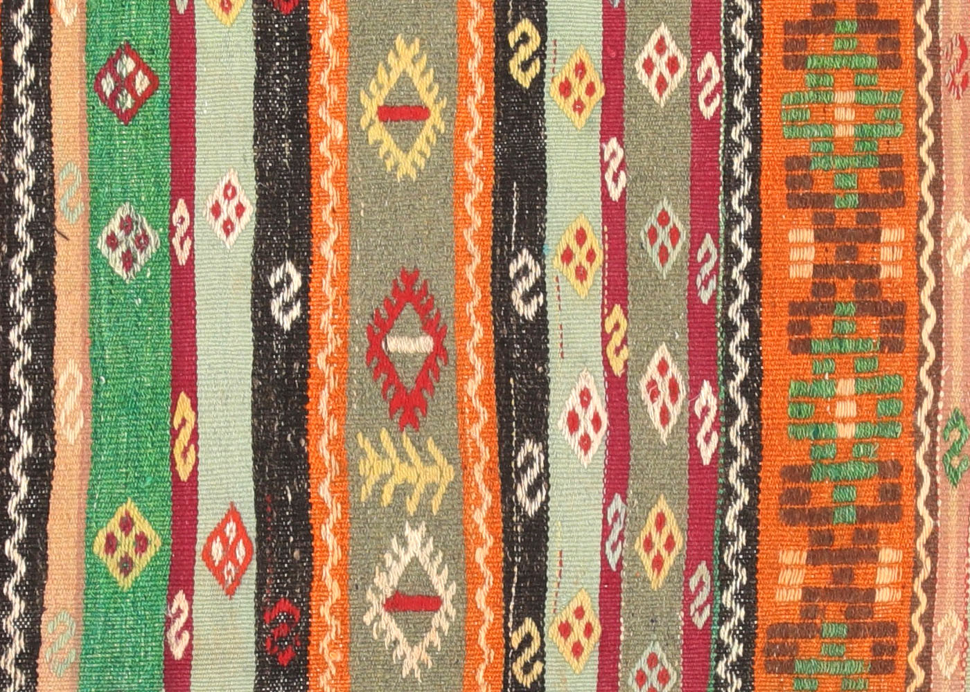 Vintage Turkish Kilim - 5'1" x 6'