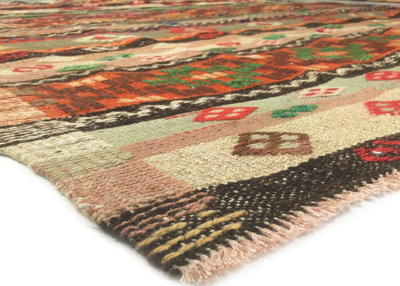 Vintage Turkish Kilim - 5'1" x 5'1"