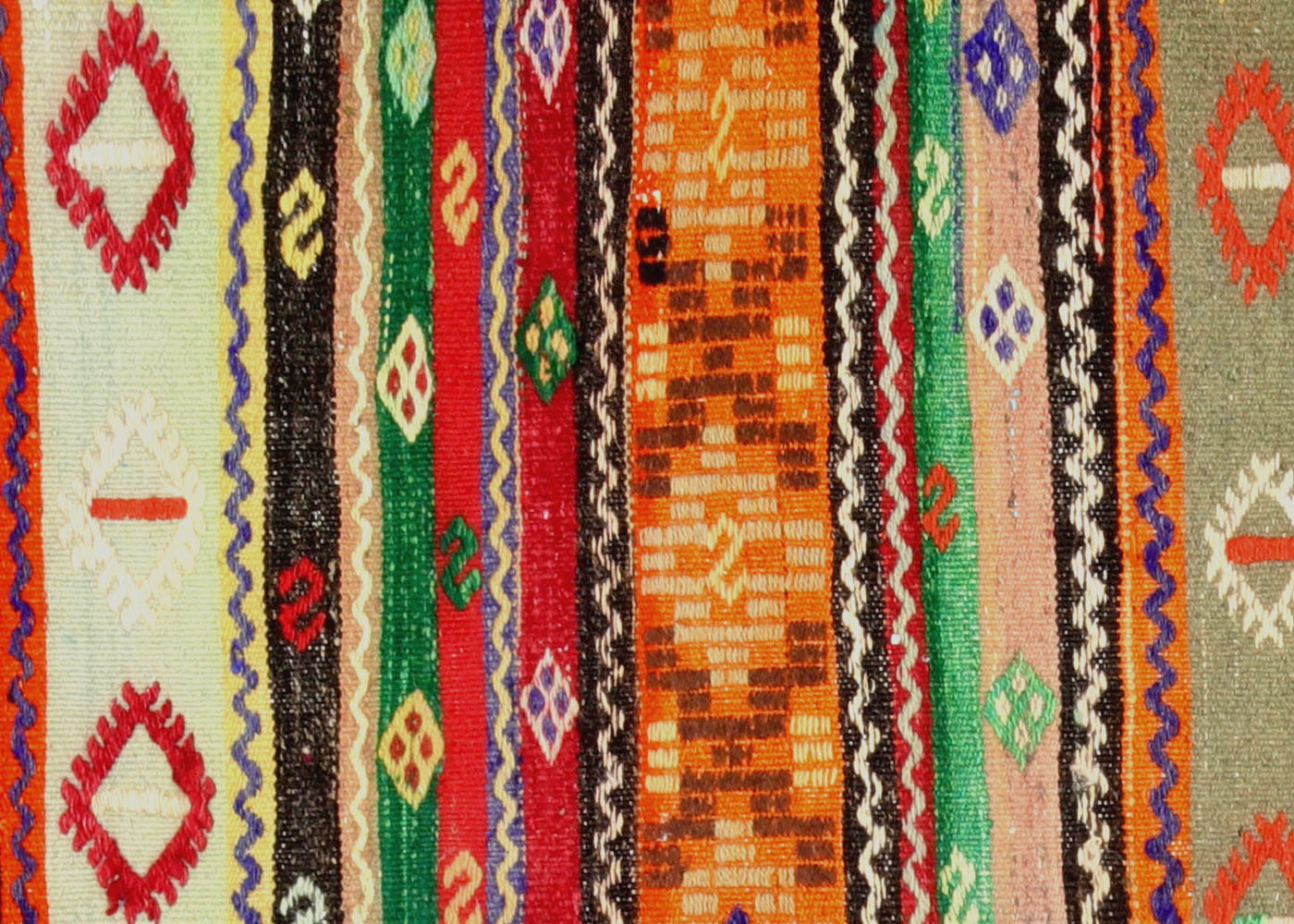 Vintage Turkish Kilim - 5'1" x 5'1"