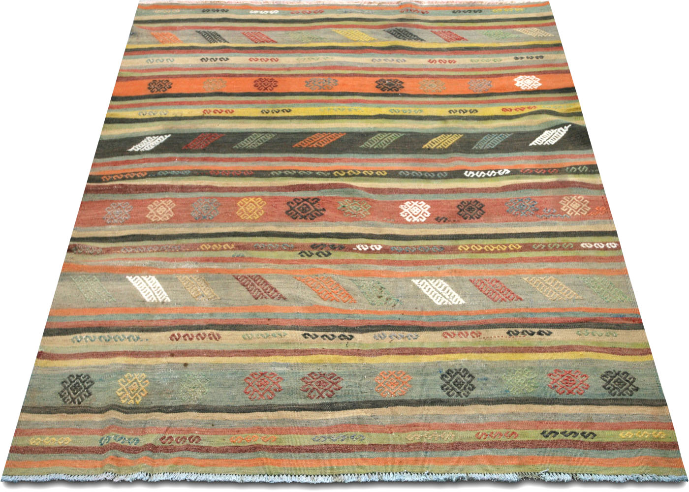 Vintage Turkish Kilim - 5'1" x 5'9"