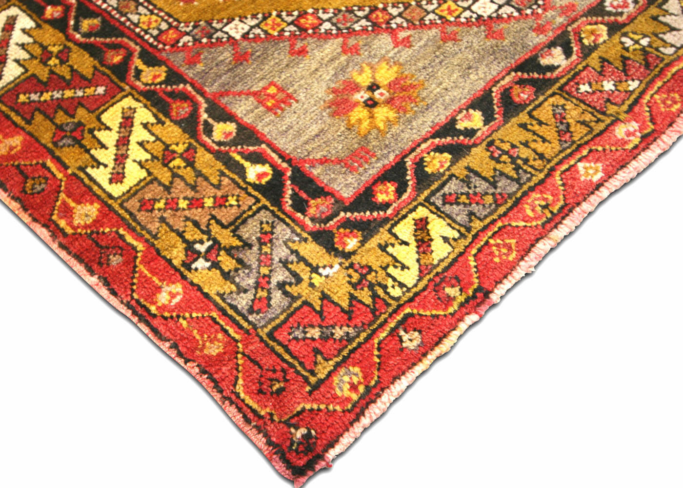 Vintage Turkish Oushak Rug - 3'6" x 4'11"