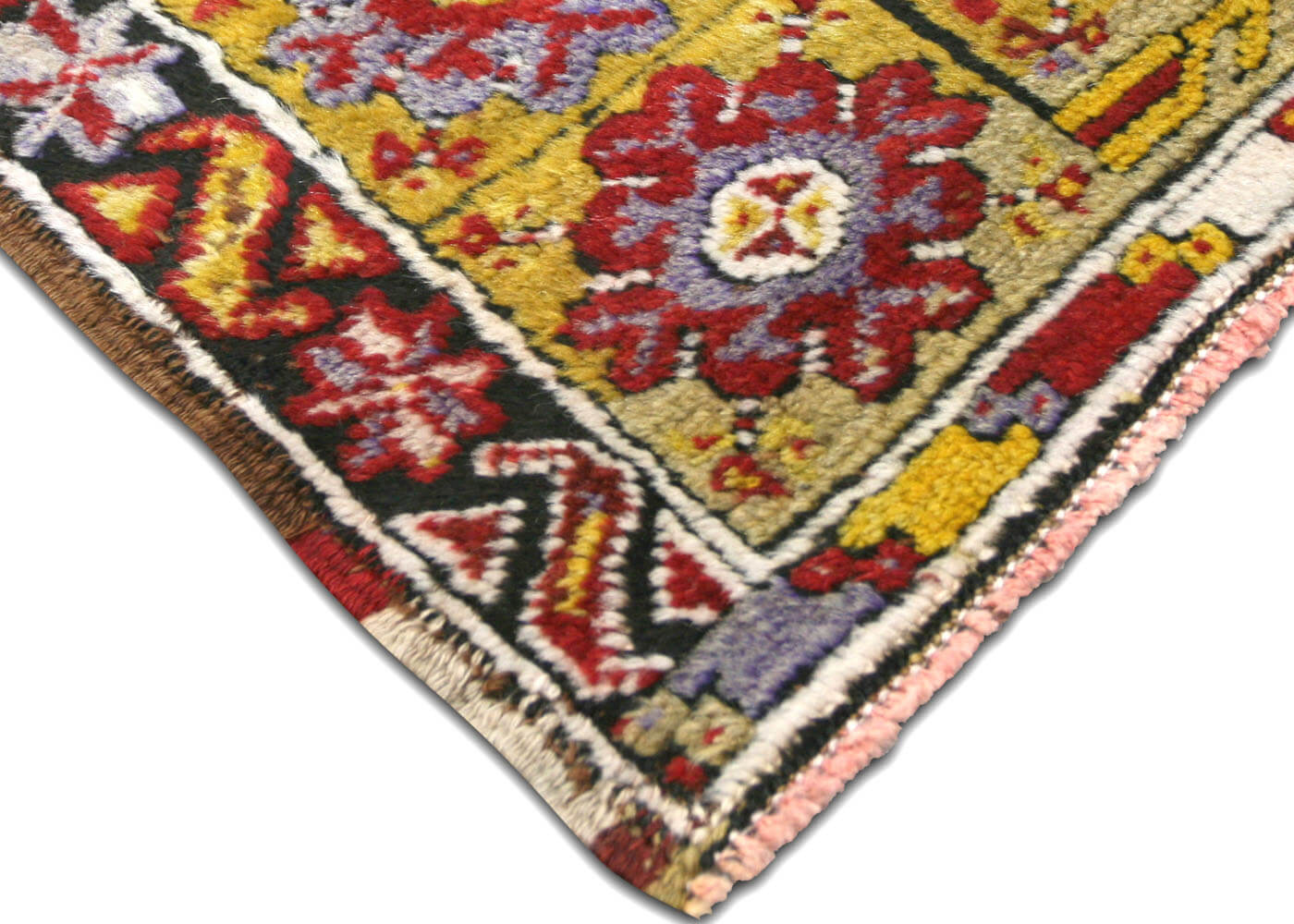 Vintage Turkish Oushak Rug - 3'7" x 5'1"