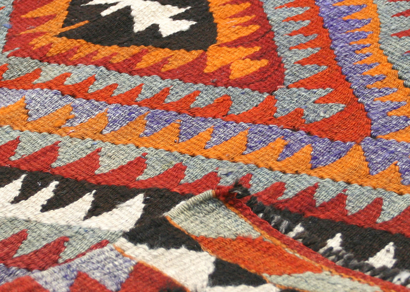 Vintage Turkish Kilim - 3' x 3'8"