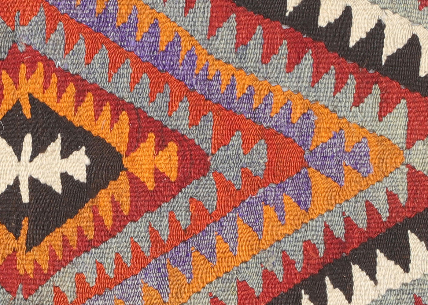 Vintage Turkish Kilim - 3' x 3'8"