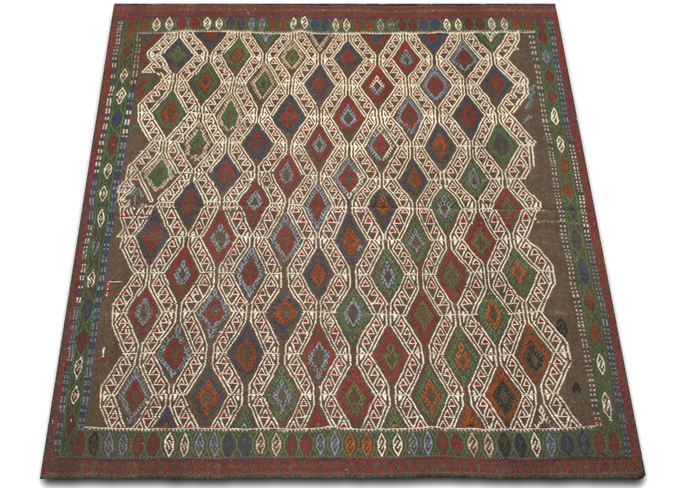 Vintage Turkish Kilim - 4'2" x 5'