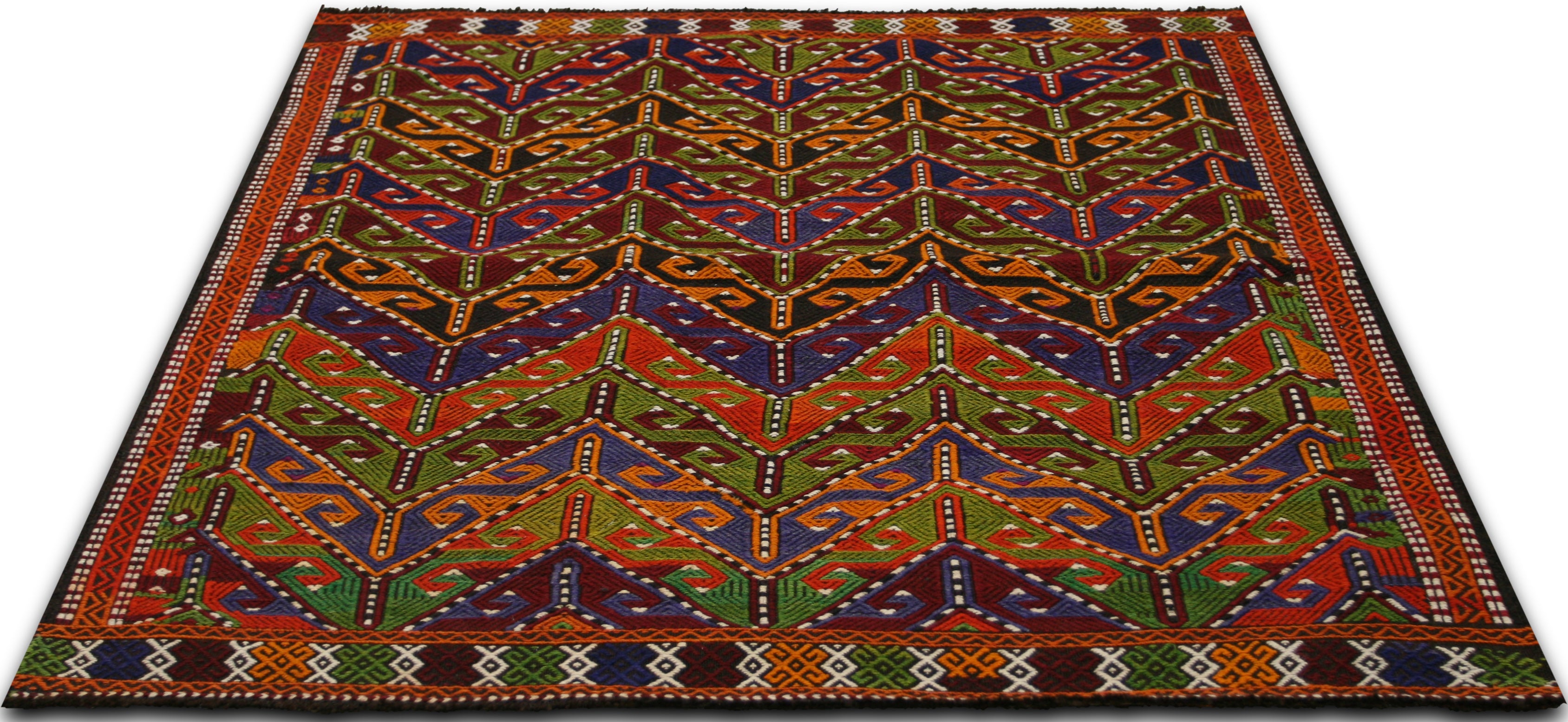 Vintage Turkish Kilim - 3'9" x 4'5"