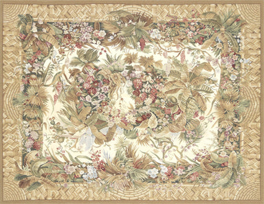 Vintage French Aubusson Rug - 7'10" x 10'3"