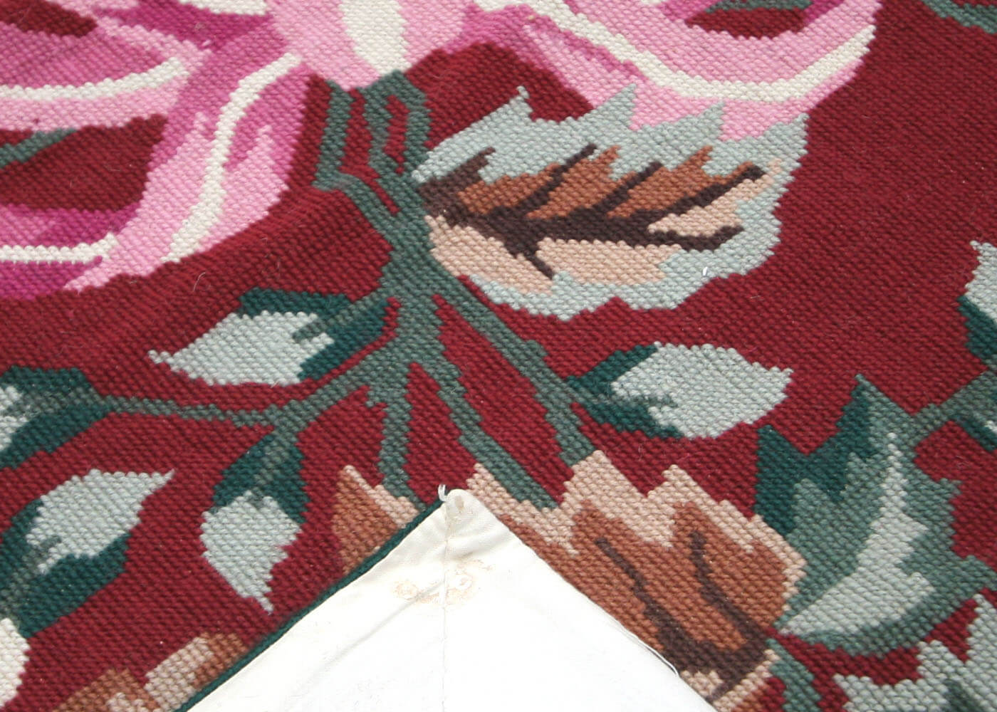 Vintage French Needlepoint Rug - 5'11" x 8'11"