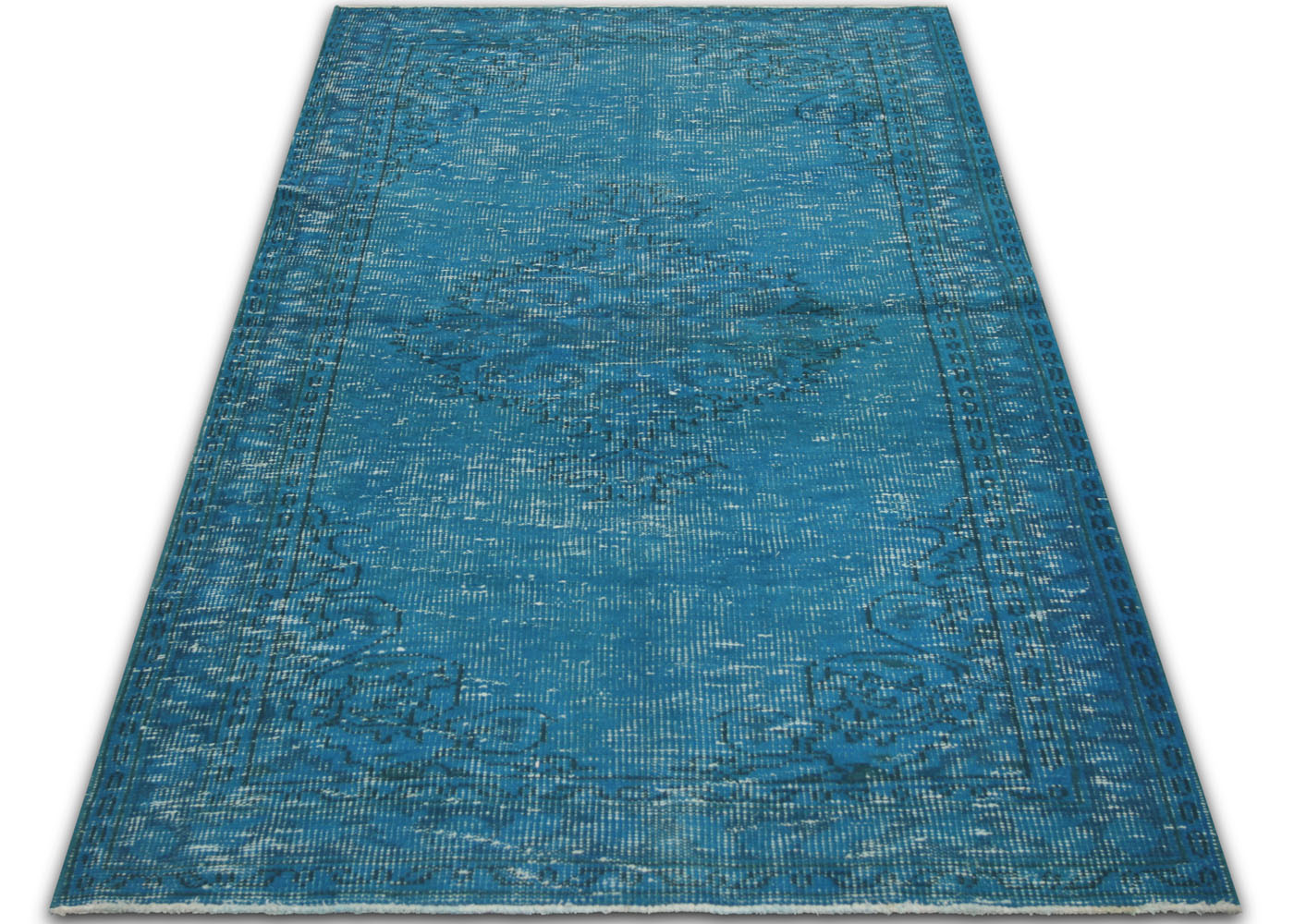 Vintage Turkish OverDyed Rug - 3'10" x 6'8"