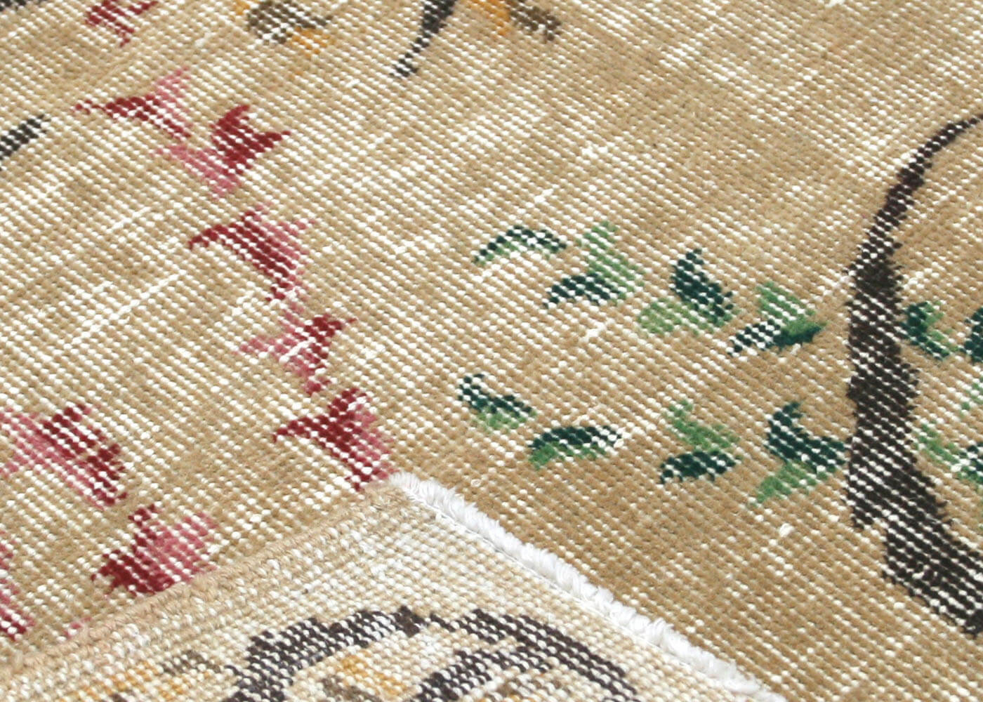Vintage Turkish Mid-Century Modern Rug - 3'9" x 6'9"